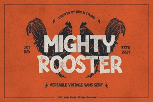 Mighty Rooster Font Font Download