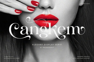 Cangkem - Elegant Display Serif Font Download