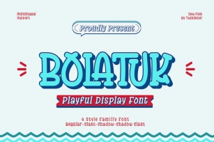 Bolatuk - Playful Display Font Font Download