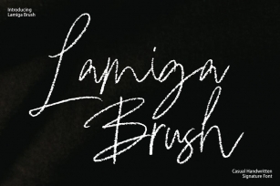 Lamiga - Signature Brush Font Download