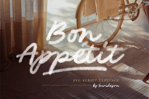 Bon Appetit - SVG Script Font Download