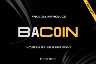 Bacoin - Modern Sans Serif Font Font Download