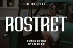 Rostret - Sans Serif & Luxury Font Font Download