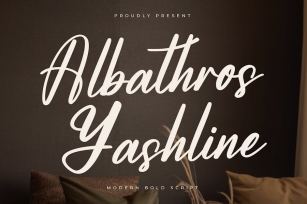 Albathros Yashline Modern Bold Script Font Download
