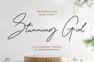 Stunning Girl - Signature Font Font Download