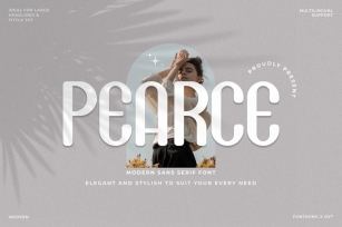 Pearce - Modern Sans Serif Font Font Download