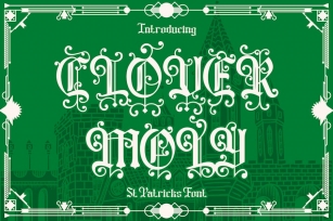 Clover Moly - St Patricks Font Font Download
