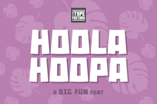 Hoola Hoopa +BONUS Ligature Set Font Download