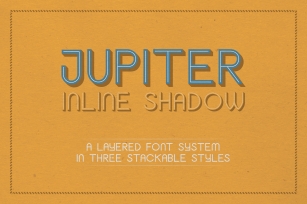 Jupiter Inline Shadow Font Download