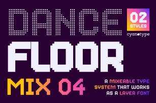 Dance Floor Mix 04 Font Download