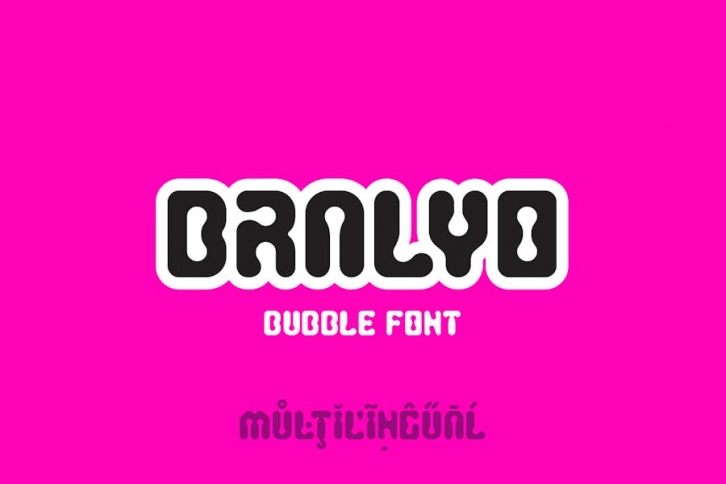 Bralyo Bubble Font Download
