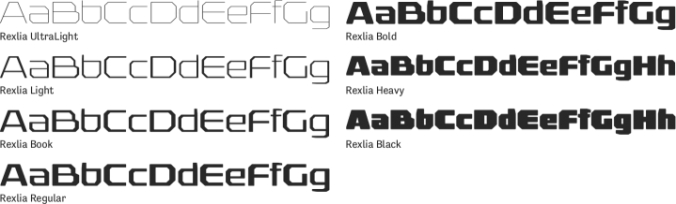 Rexlia Font Preview