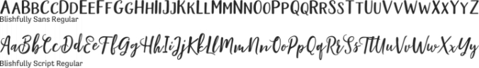 Blishfully Font Preview