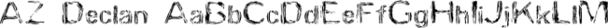 AZ Declan Font Preview