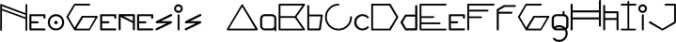 NeoGenesis Font Preview
