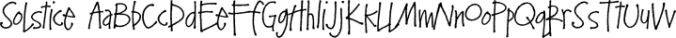 Solstice Font Preview