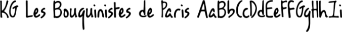KG Les Bouquinistes de Paris Font Preview