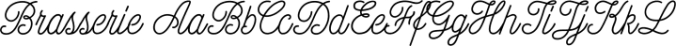 Brasserie Font Preview
