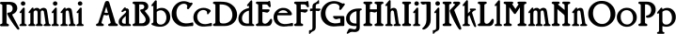 Rimini Font Preview