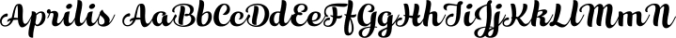 Aprilis Font Preview