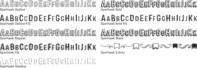 Sparhawk Font Preview