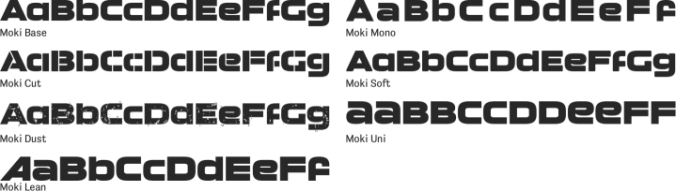 Moki Font Preview