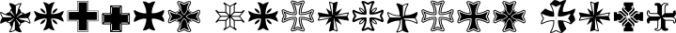 Crucis Ornaments Font Preview