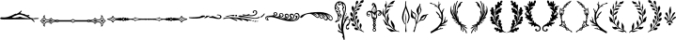 Adorn Ornaments Smooth Font Preview