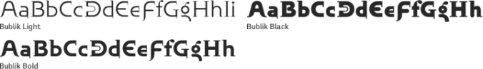 Bublik Font Preview