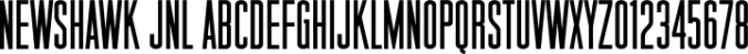 Newshawk JNL Font Preview
