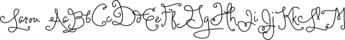 Larou Font Preview