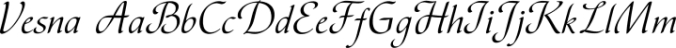 Vesna Font Preview