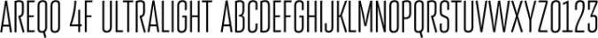 Areqo 4F Font Preview