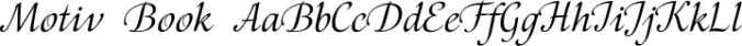Motiv Font Preview