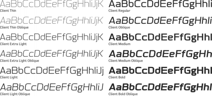 Client Font Preview