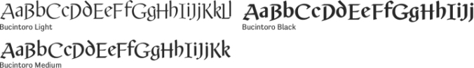 Bucintoro Font Preview