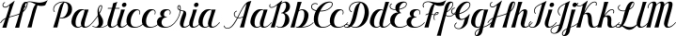 HT Pasticceria Font Preview