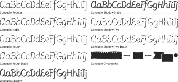 Consuelo Font Preview