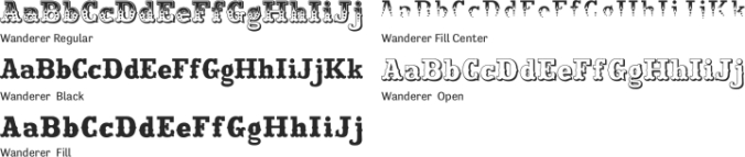 Wanderer Font Preview