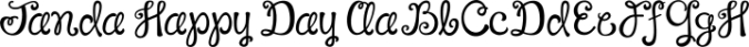 Janda Happy Day Font Preview