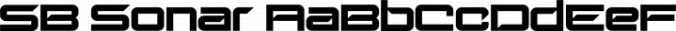 SB Sonar Font Preview