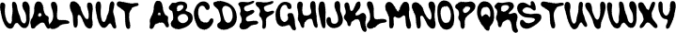 Walnut Font Preview