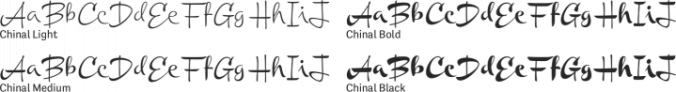 Chinal Font Preview