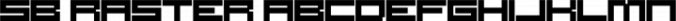 SB Raster Font Preview