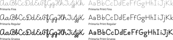 Primaria Font Preview