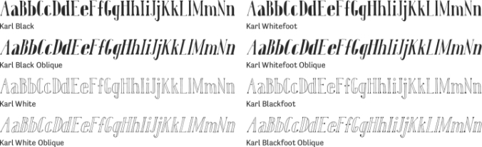 Karl Font Preview