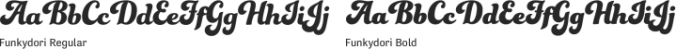 Funkydori Font Preview