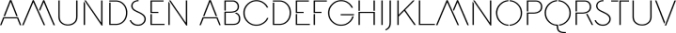 Amundsen Font Preview