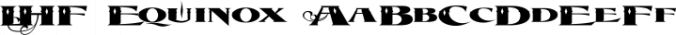 LHF Equinox Font Preview