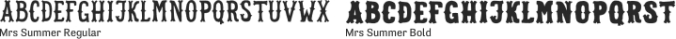 Mrs Summer Font Preview